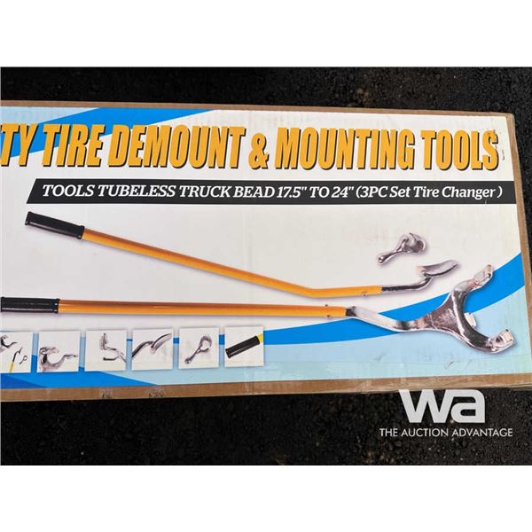 3 PCS HEAVY DUTY TIRE DEMOUNT & MOUNTING TOOLS