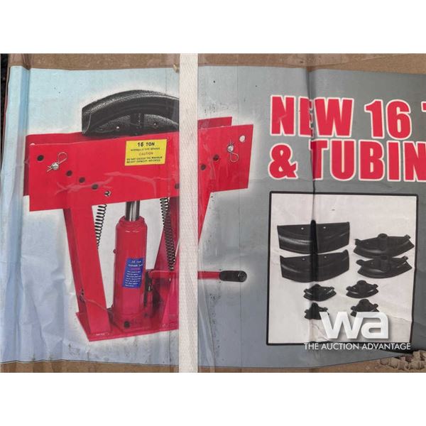 16 TON HYDRAULIC PIP & TUBING BENDER