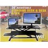Image 1 : 36 IN. ADJUSTABLE STANDING DESK & DESK RISER