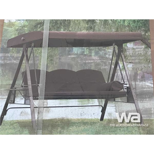 3 SEAT OUTDOOR CANOPY PORCH SWING