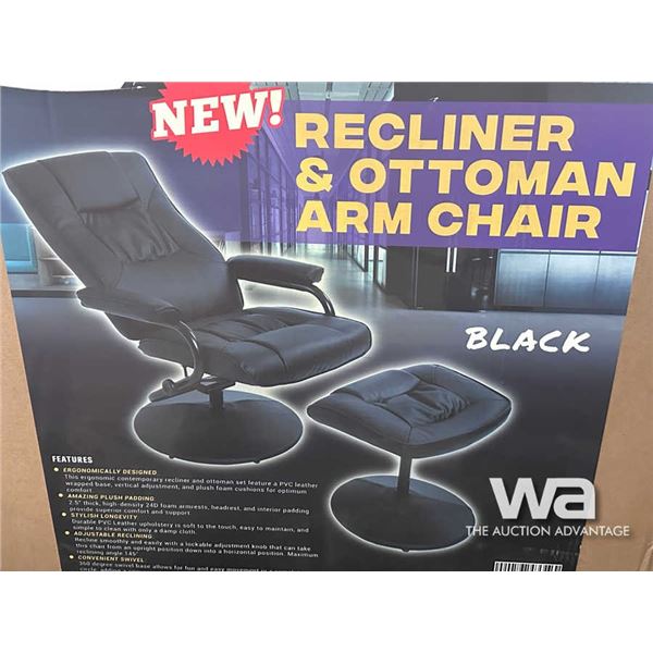 RECLINER & OTTOMAN ARM CHAIR