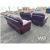 Image 3 : LEATHER RECLINING SOFA, LOVESEAT AND CHAIR