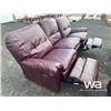 Image 6 : LEATHER RECLINING SOFA, LOVESEAT AND CHAIR