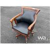 Image 1 : LEATHER OFFICE CHAIR