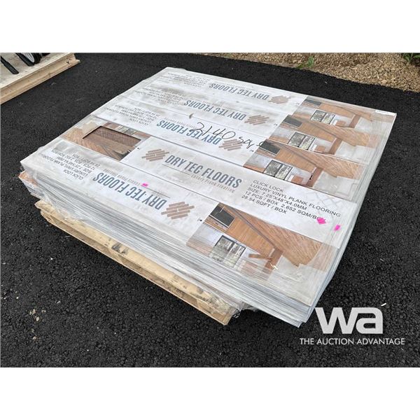 PALLET OF VINYL PLANK FLOORING