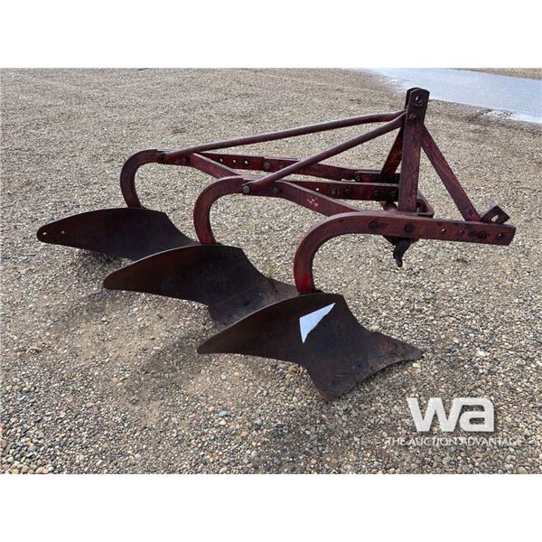 3 PT HITCH 3 BOTTOM PLOW