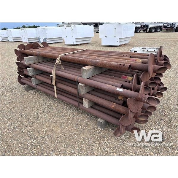 (41) 3 1/2 IN. X 10 FT. ENGINEERED SCREW PILES