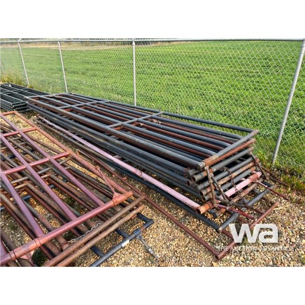 (12) 16 FT. LIVESTOCK GATES