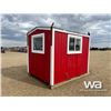 Image 3 : 10 FT. X 95 IN RED STORAGE SHED