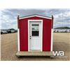 Image 5 : 10 FT. X 95 IN RED STORAGE SHED