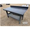 Image 1 : 60 X 30 IN. STEEL WELDING TABLE