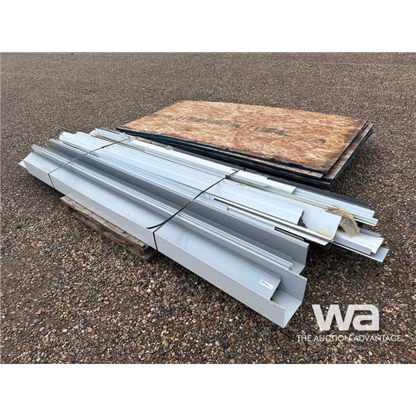 (6) WAFERBOARD & METAL SIDING TRIM PIECES