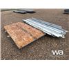 Image 3 : (6) WAFERBOARD & METAL SIDING TRIM PIECES