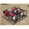 Image 4 : (4) HONDA WATER PUMPS