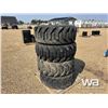 Image 1 : (4) GALAXY 385/65R22.5 TIRES & RIMS