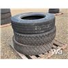 Image 2 : (3) LONGMARCH 11R24.5 TIRES