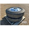 Image 1 : (2) MICHELIN XTE 11R24.5 TIRES & RIMS