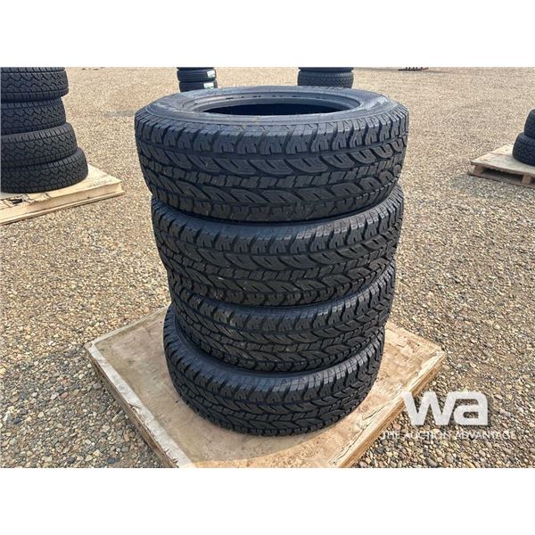 (4) GRIZZLY S501 A/T 275/65R20 TIRES