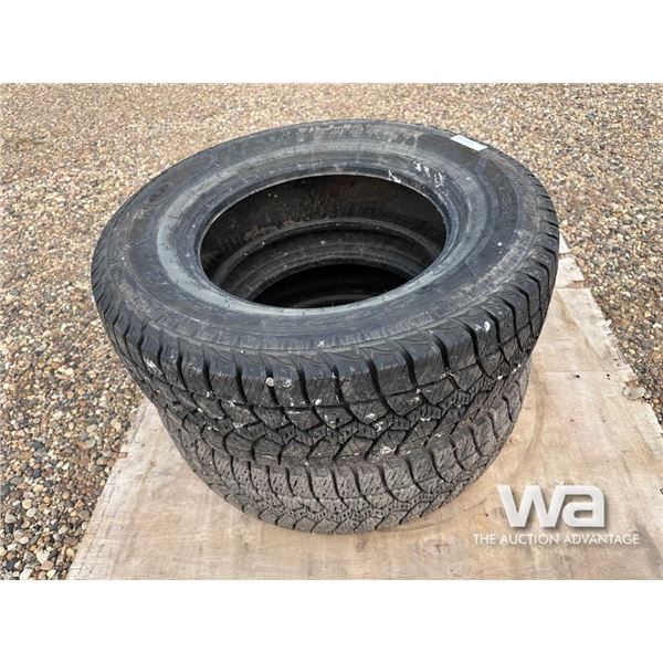 (2) GOODYEAR ULTRAGRIP ICE 245/70R17 TIRES