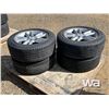 Image 3 : (4) 205/55R16 TIRES ON MERCEDES RIMS