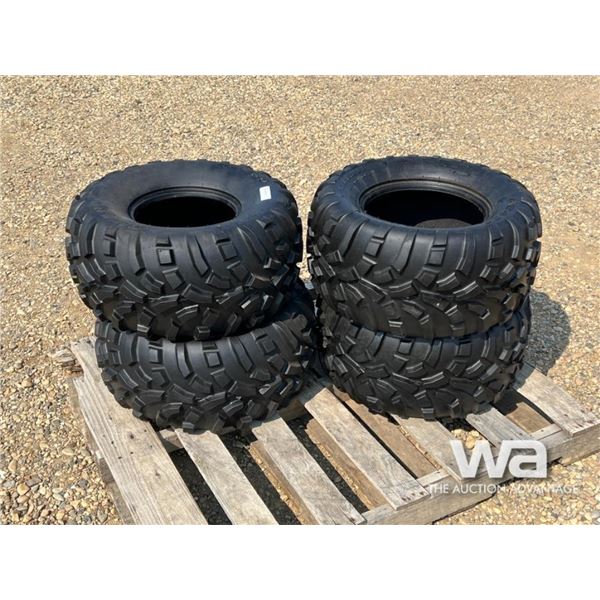 (4) CARLISLE 25X11-12 ATV TIRES