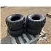 Image 3 : (4) CARLISLE 25X11-12 ATV TIRES