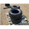 Image 4 : (4) CARLISLE 25X11-12 ATV TIRES