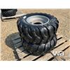 Image 2 : (2) 25X10-12 ATV TIRES & RIMS
