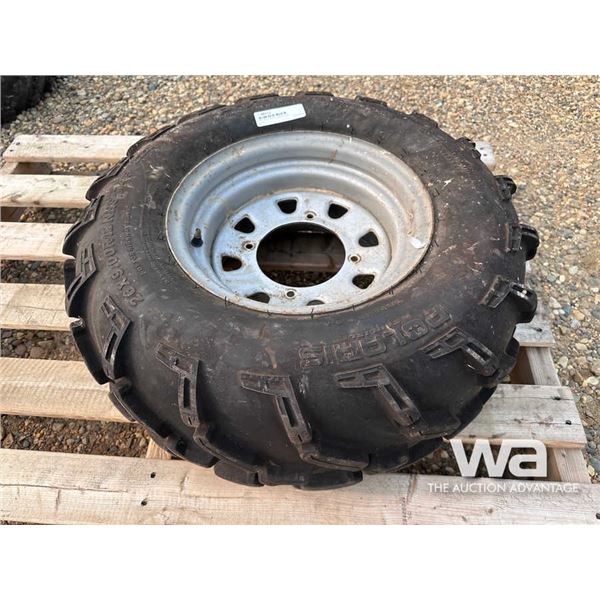 26X9 R12 POLARIS TIRE & RIM