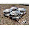 Image 3 : (4) 11R24.5 TRUCK ALUMINUM RIMS