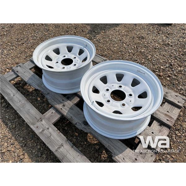 (2) 5 BOLT FORD RIMS