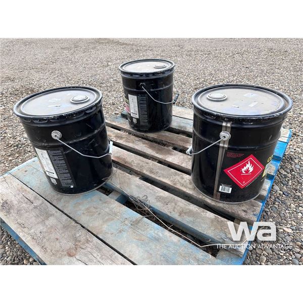 (3) PAILS INNOVATIVE MANUFACTURING CONCRETE SEALER