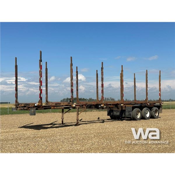 2003 PEERLESS 48 FT. TRIDEM HAYRACK LOG TRAILER