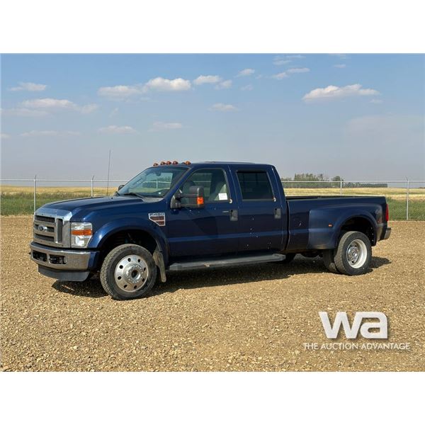 2008 FORD F-450 LARIAT CREW CAB DUALLY PICKUP