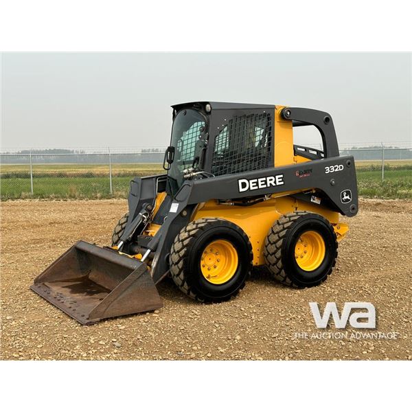 2012 JOHN DEERE 332D TWO-SPEED SKID STEER LOADER