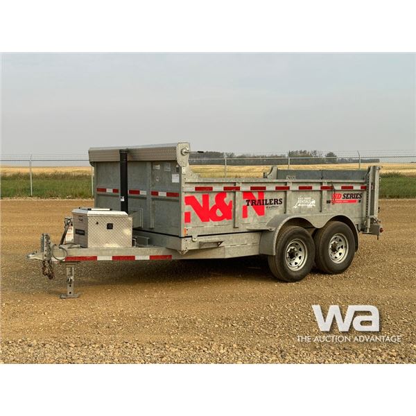 2019 N&N REMORQUES 12 FT. T/A DUMP TRAILER