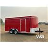 Image 2 : 2008 H&H 17 FT. T/A ENCLOSED TRAILER