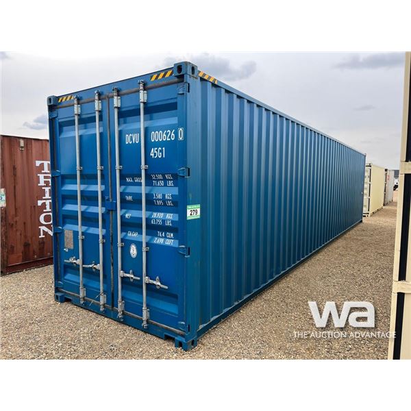 2022 8 X 40 FT. SHIPPING CONTAINER