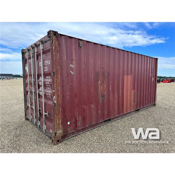 2005 8 X 20 FT. HIGH CLEARANCE SHIPPING CONTAINER