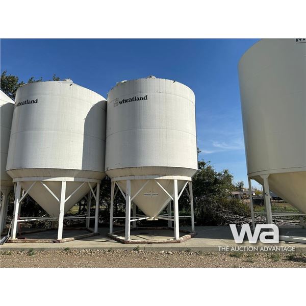 WHEATLAND 1512E SMOOTH WALL FERTILIZER HOPPER BIN