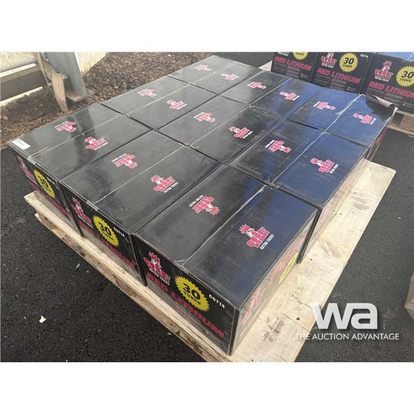 (9) BOXES OF RED LITHIUM GREASE