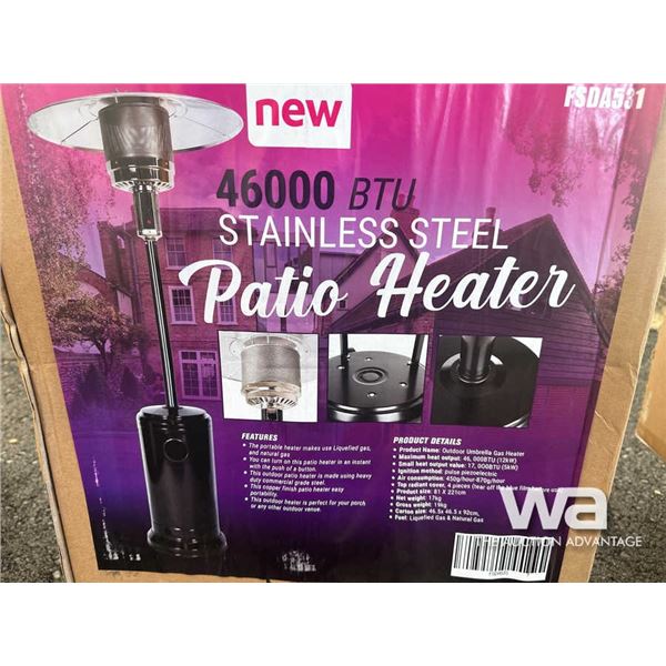 4600 BTU STAINLESS STEEL PATIO HEATER