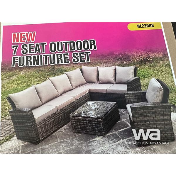 7 SEAT OUTDOOR FURNITURE SET