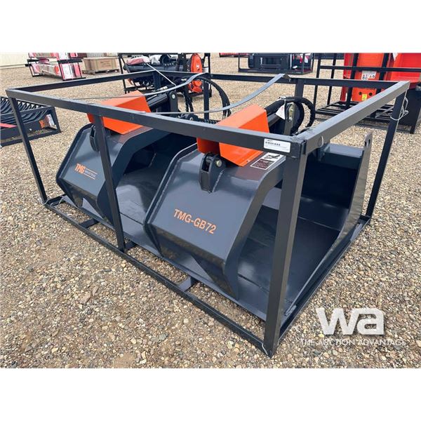 TMG 72 IN. SKID STEER GRAPPLE BUCKET