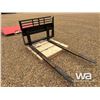 Image 2 : SKID STEER 72 IN. PALLET FORKS