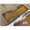 Image 2 : SKID STEER FRONT PLATE ATTACHMENT