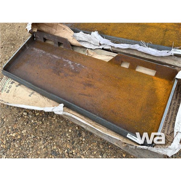 SKID STEER FRONT PLATE ATTACHMENT
