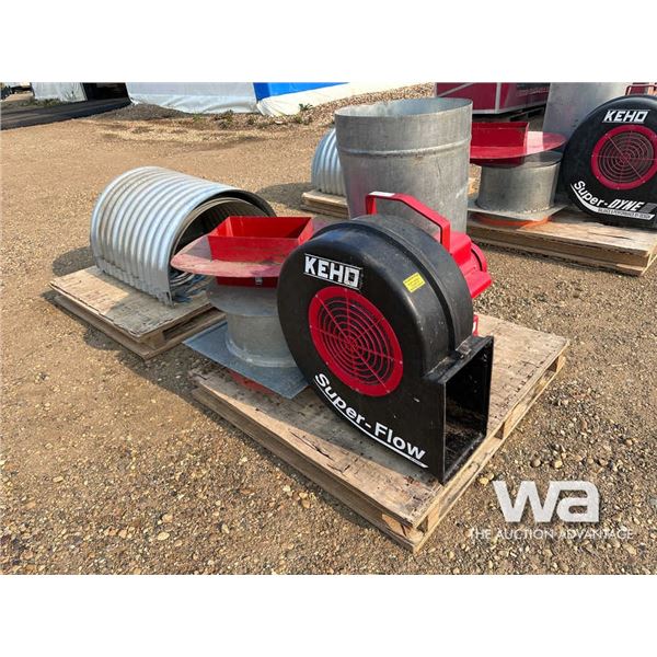 KEHO 3.5 HP AREATION FAN & DUCT WORK