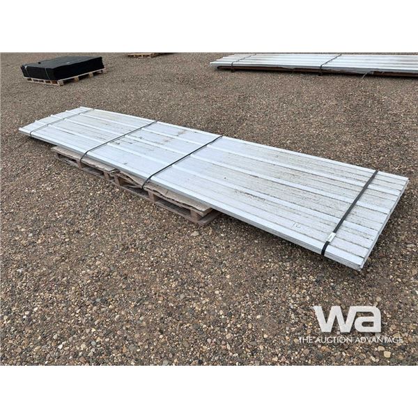 (80) PCS 14 X 3 FT. STEEL SIDING