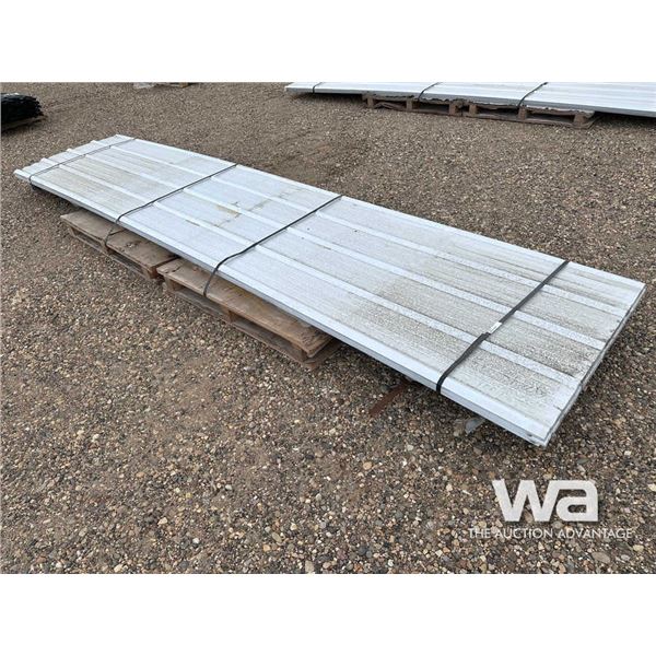 (80) PCS 14 X 3 FT. STEEL SIDING